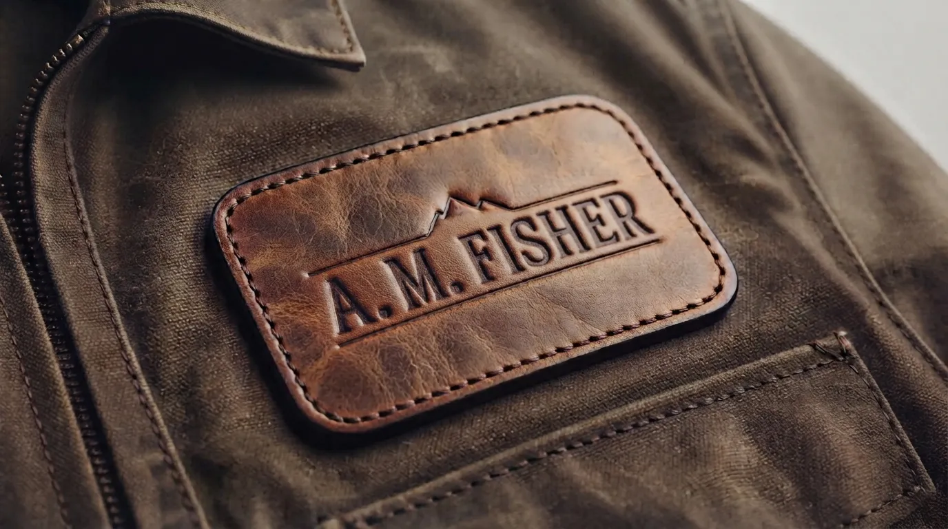 Custom Leather Name Patches custom patches