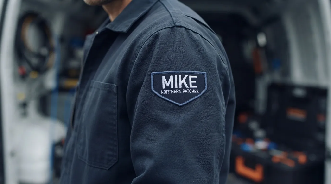 Custom Embroidered Name Patches — Individual identification