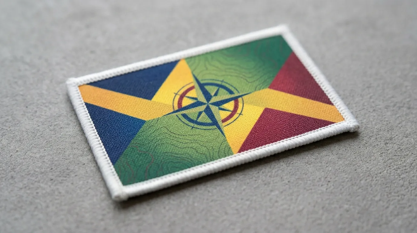 Custom Printed Flag Patches — National Flag Designs