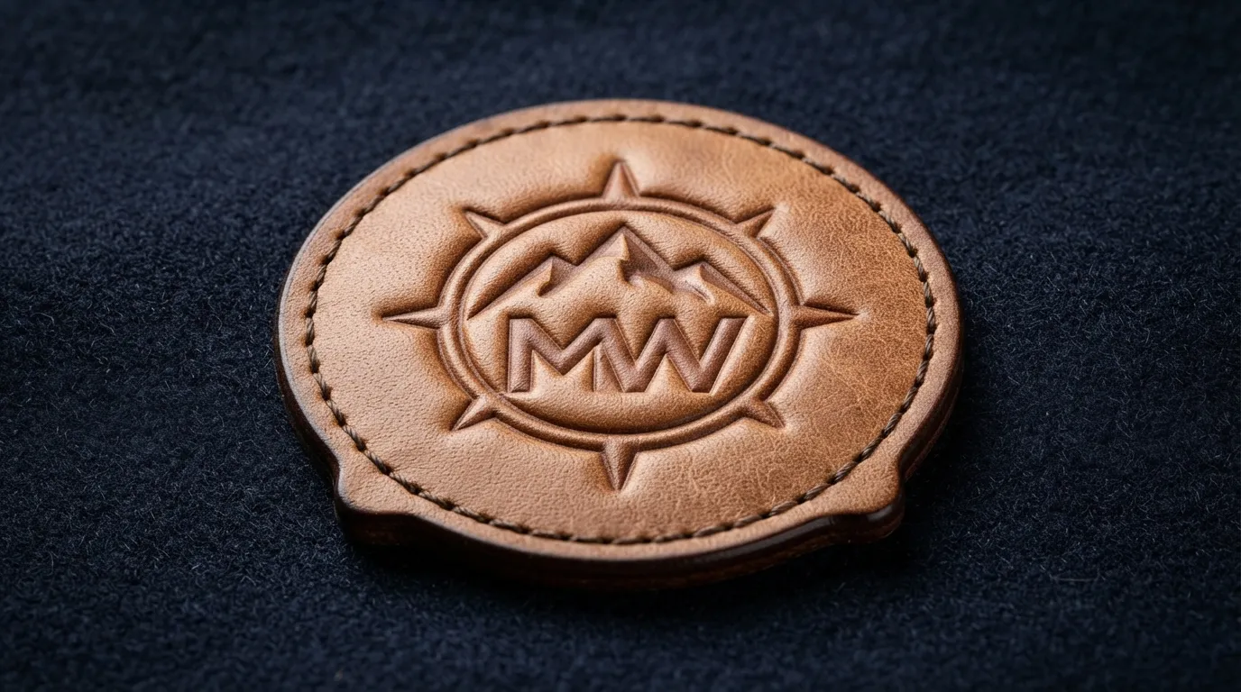 Custom Embossed Leather Patches custom patches
