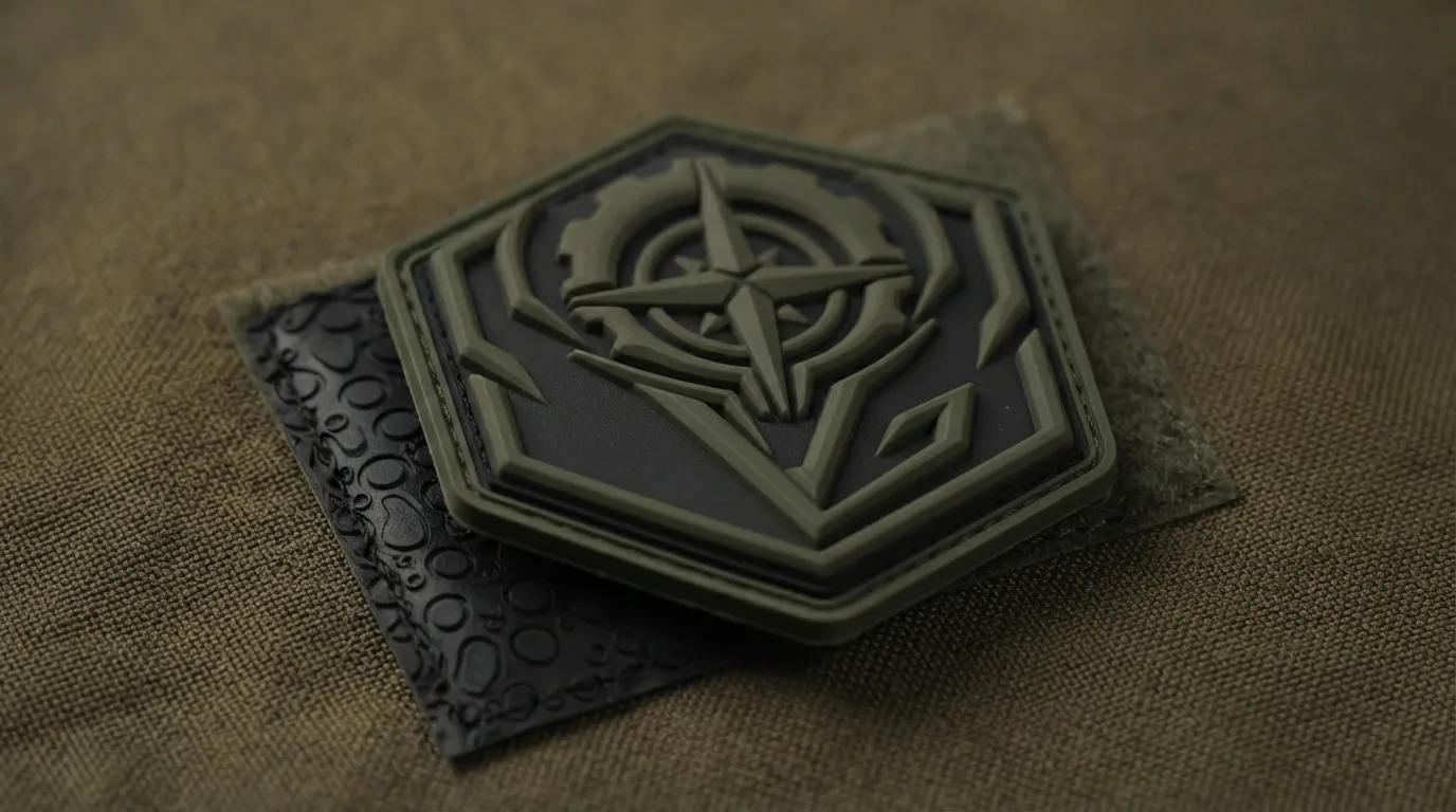 Custom Velcro PVC Patches — Removable attachment