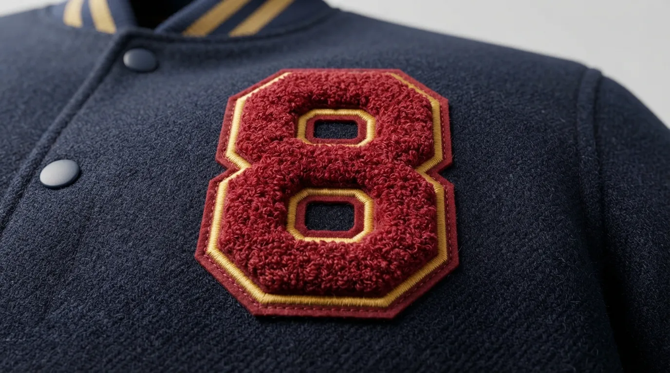 Custom Chenille Number Patches custom patches
