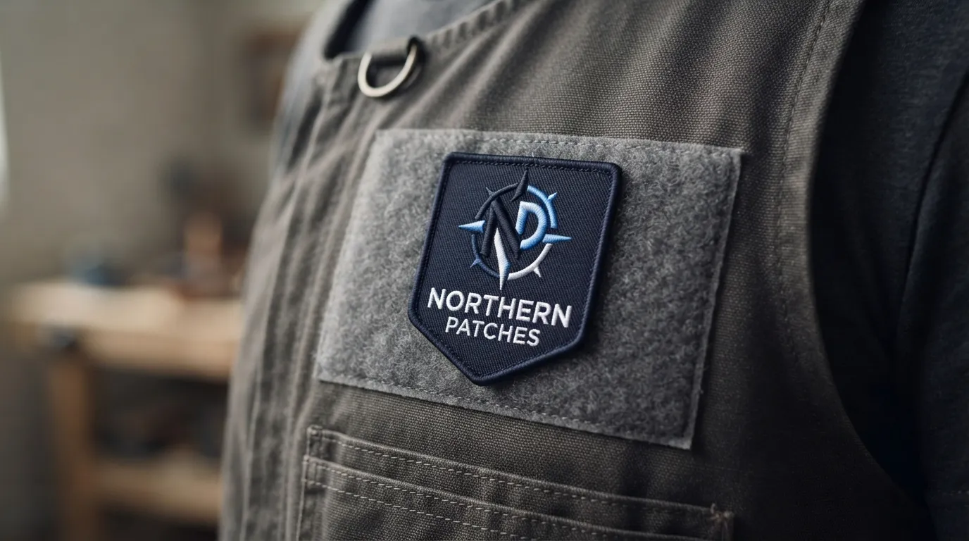 Custom Embroidered Velcro Patches — Removable attachment