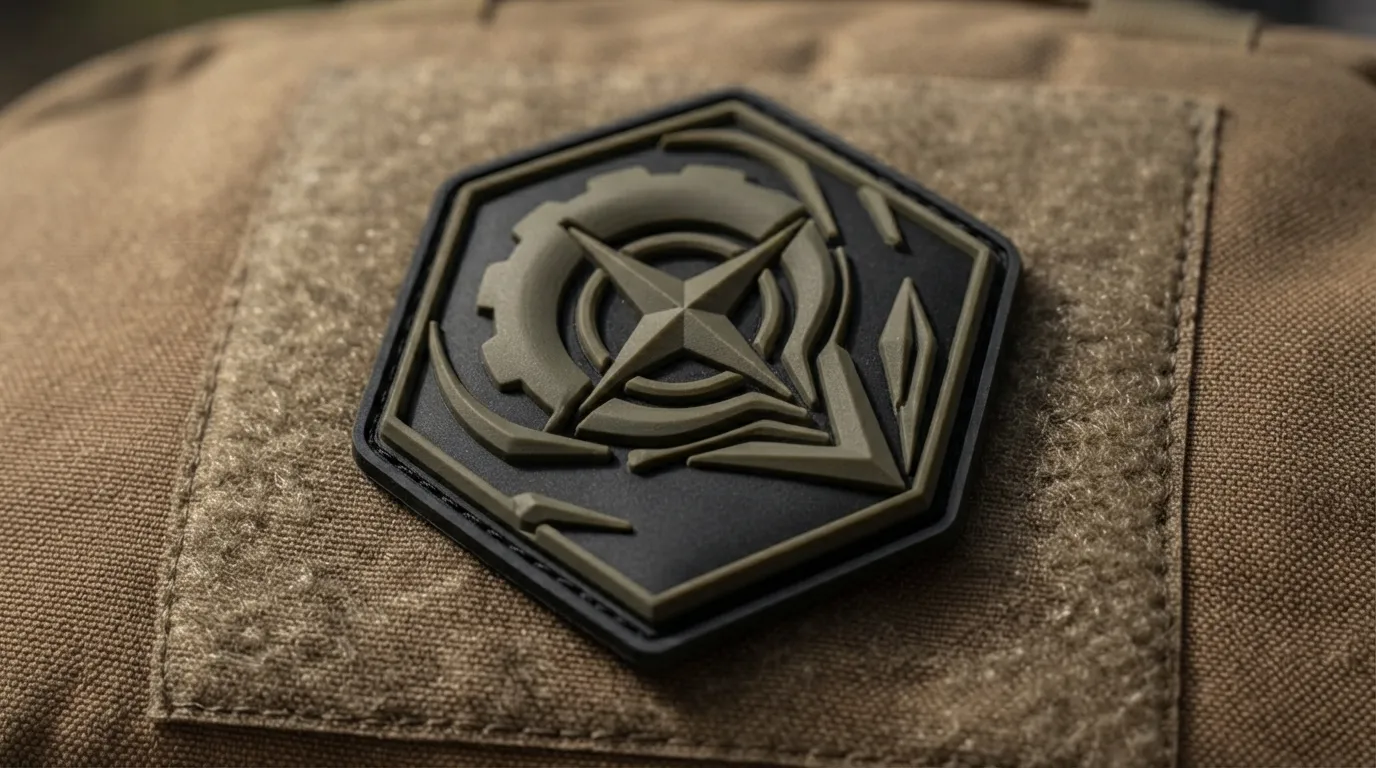 Custom Outdoor PVC Patches — Bold molded surface