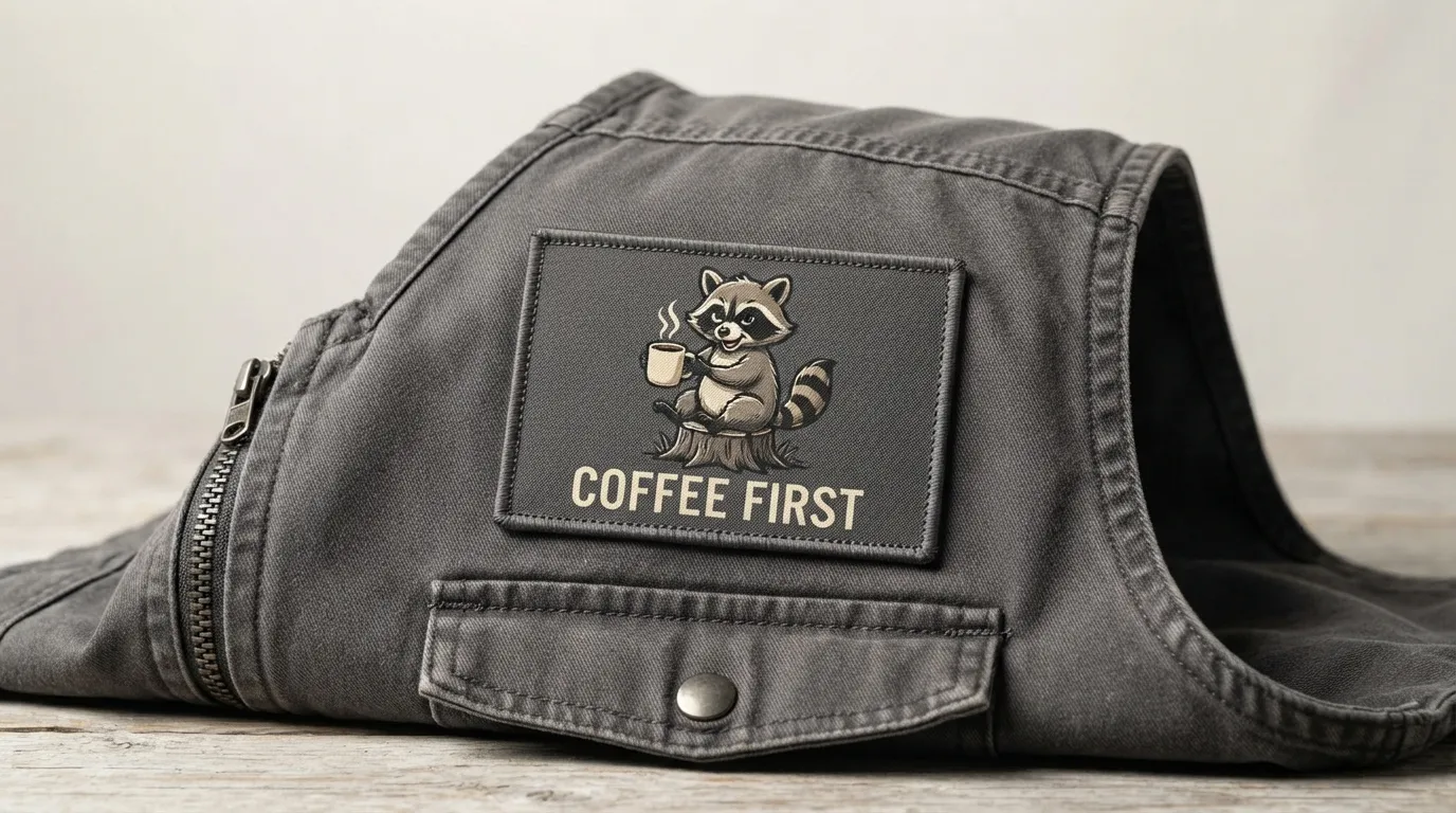 Custom Woven Morale Patches — Graphic + Text Layouts