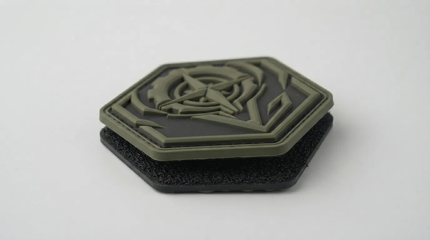 Custom Velcro PVC Patches — Molded PVC face