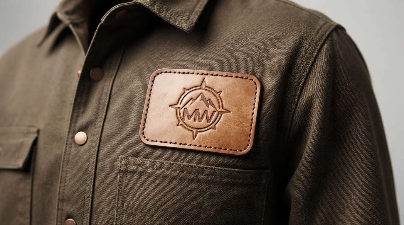 Custom Leather Logo Patches — Brand Mark Conversion