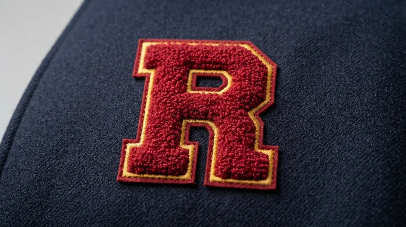 Custom Chenille Letter Patches — Bold Letter Forms