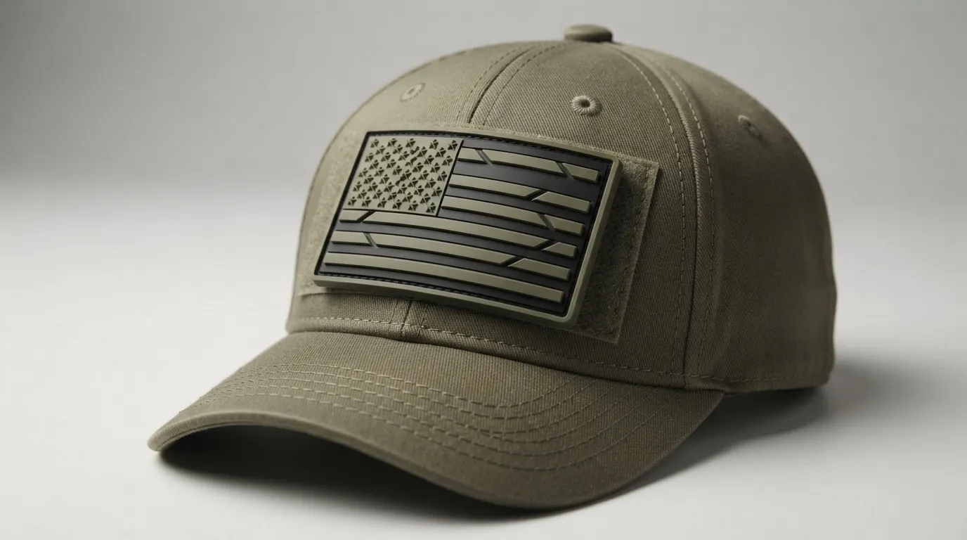 Custom PVC Flag Patches — Molded color separation