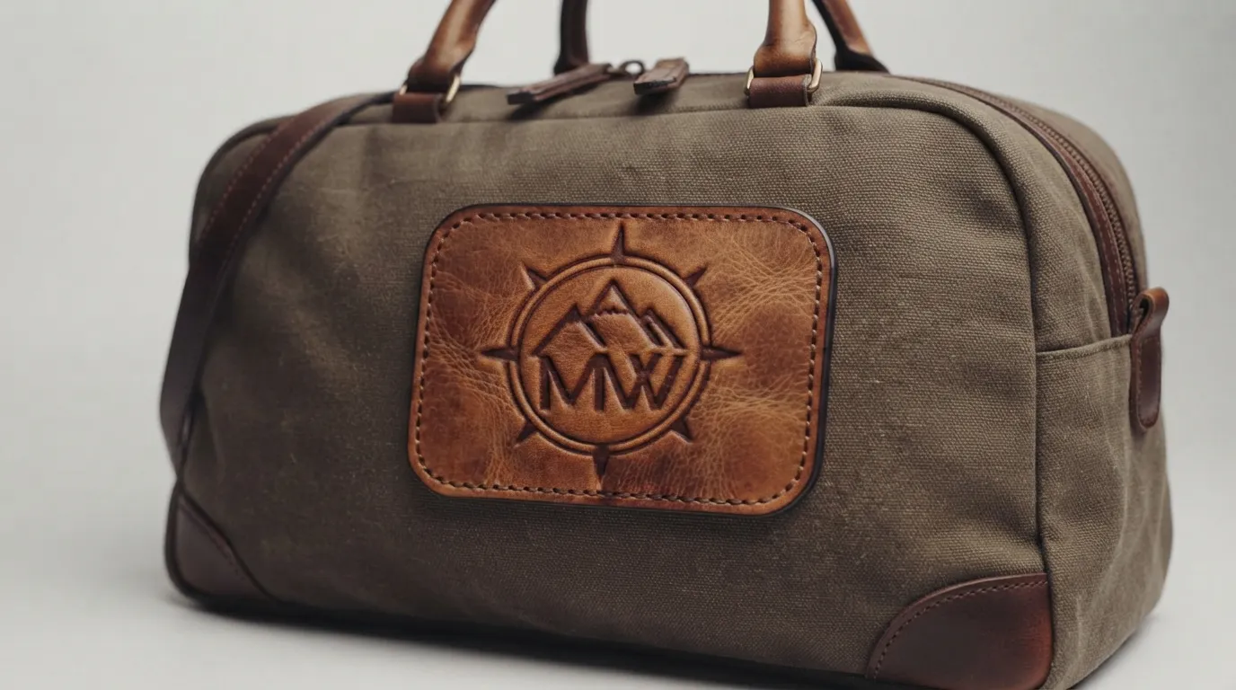 Custom Leather Bag Patches — Backpack Branding