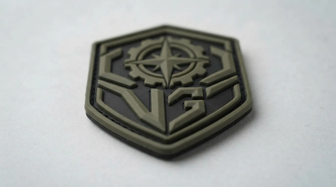 Custom PVC Morale Patches — Removable gear option