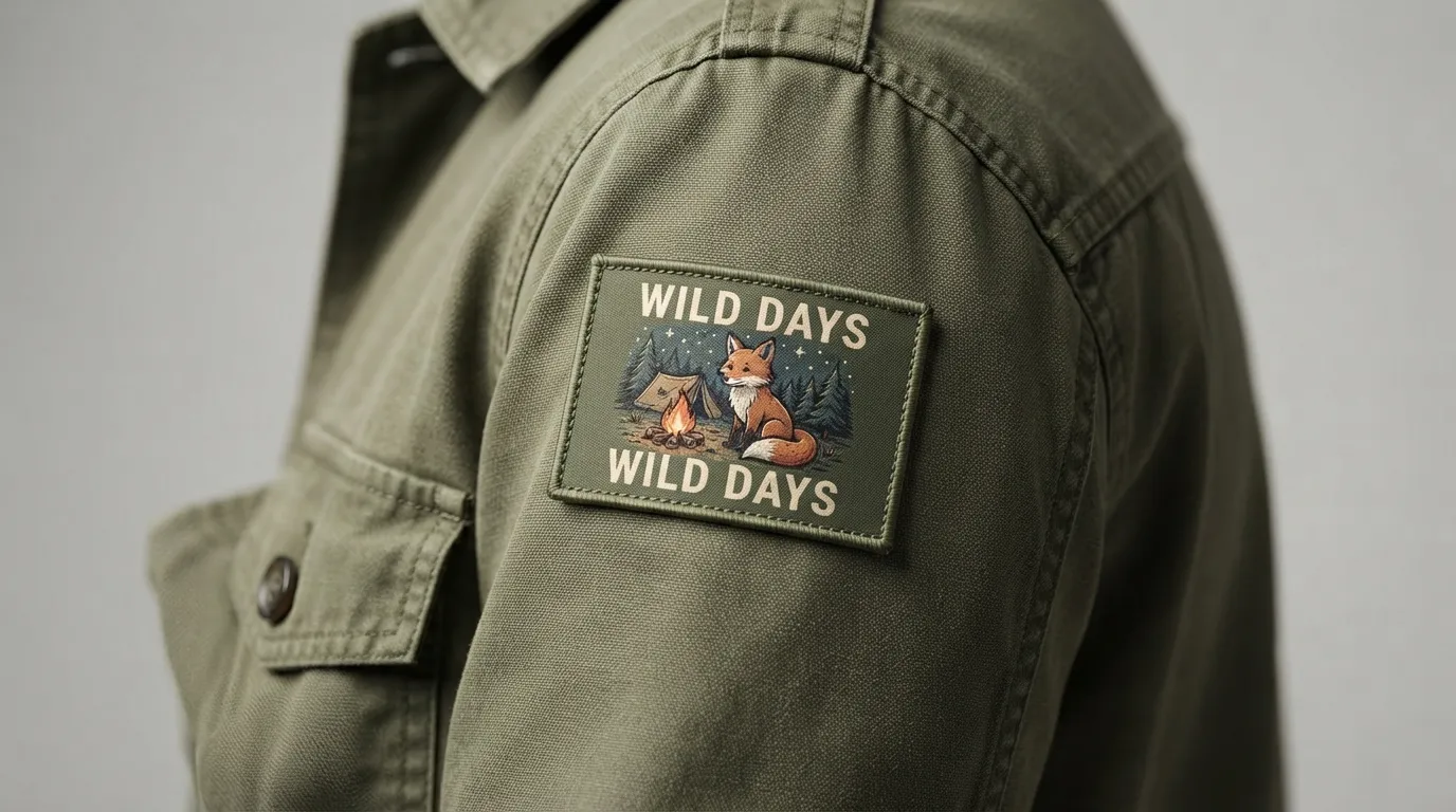 Custom Woven Morale Patches — Flat Woven Face