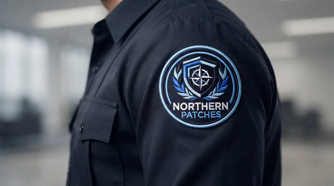 Custom Embroidered Uniform Patches — Clear patch layouts
