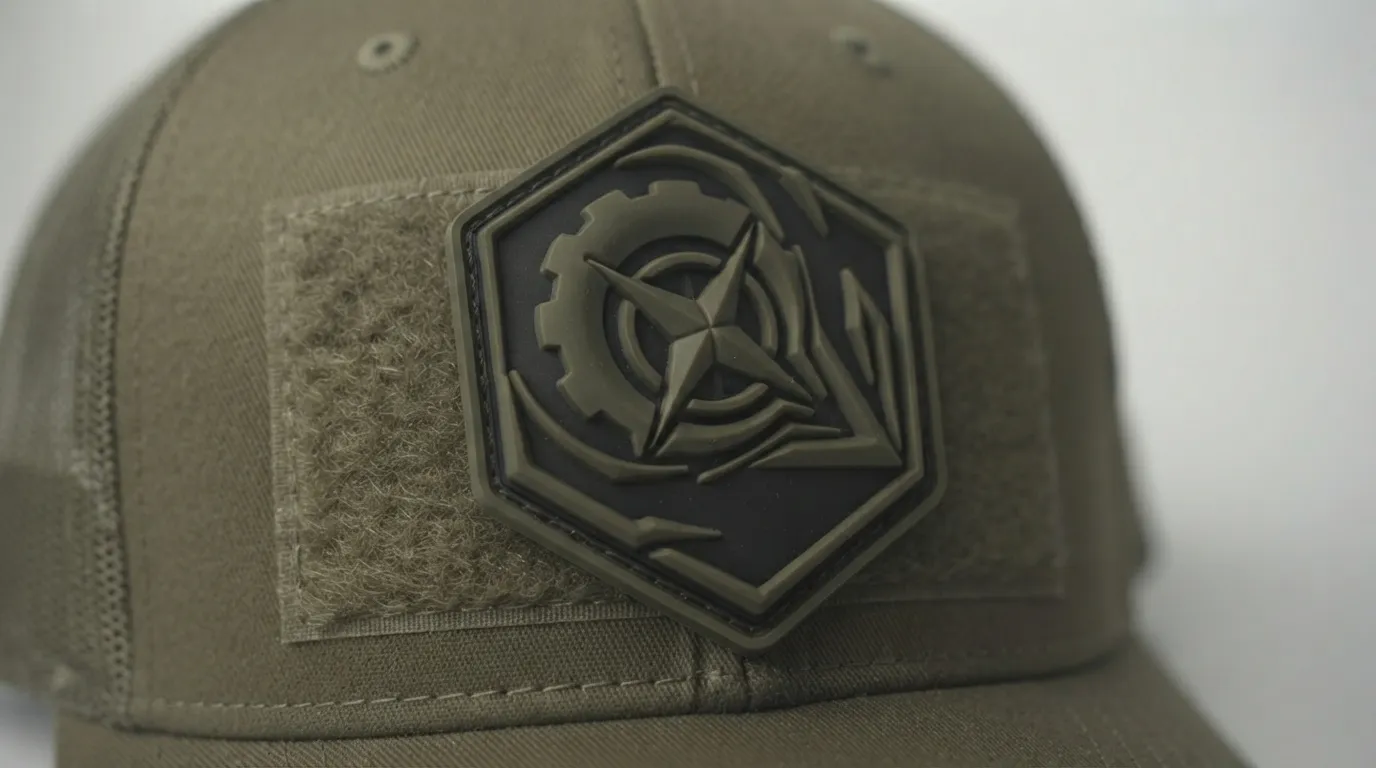 Custom PVC Hat Patches — Headwear-focused sizing