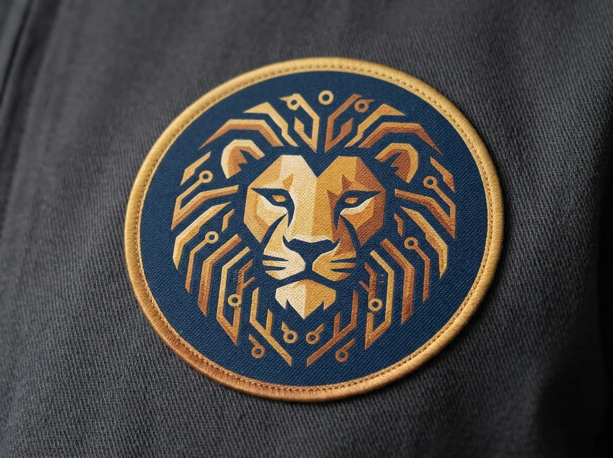 Custom Printed Logo Patches — Flat Printed Finish