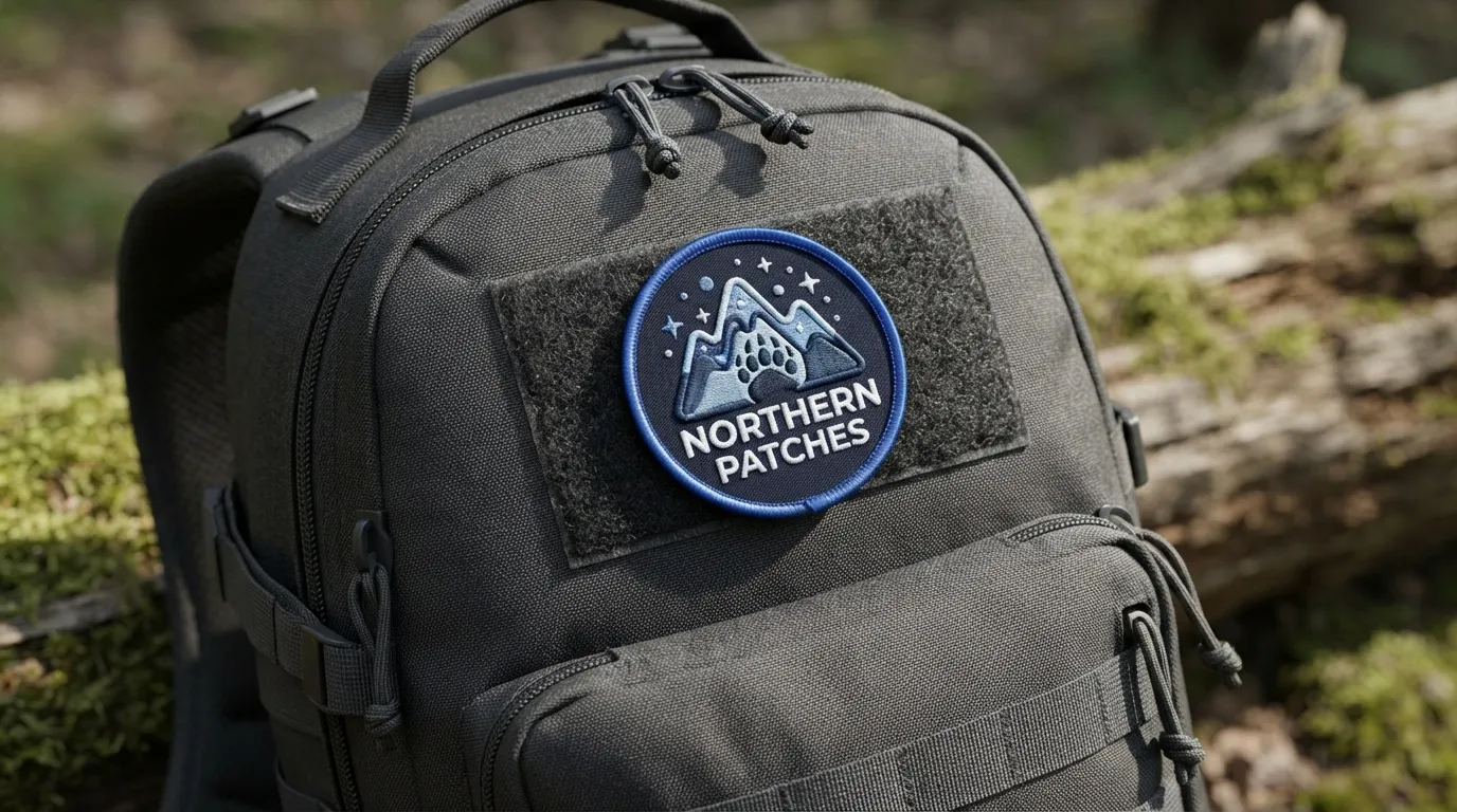 Custom Embroidered Morale Patches — Readable artwork