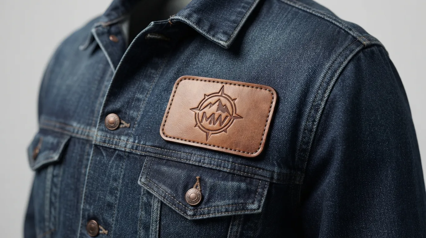 Custom Leather Logo Patches — Merchandise Branding