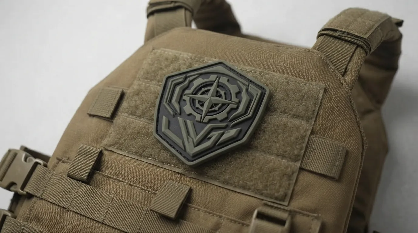 Custom Tactical PVC Patches — Hook-and-loop ready
