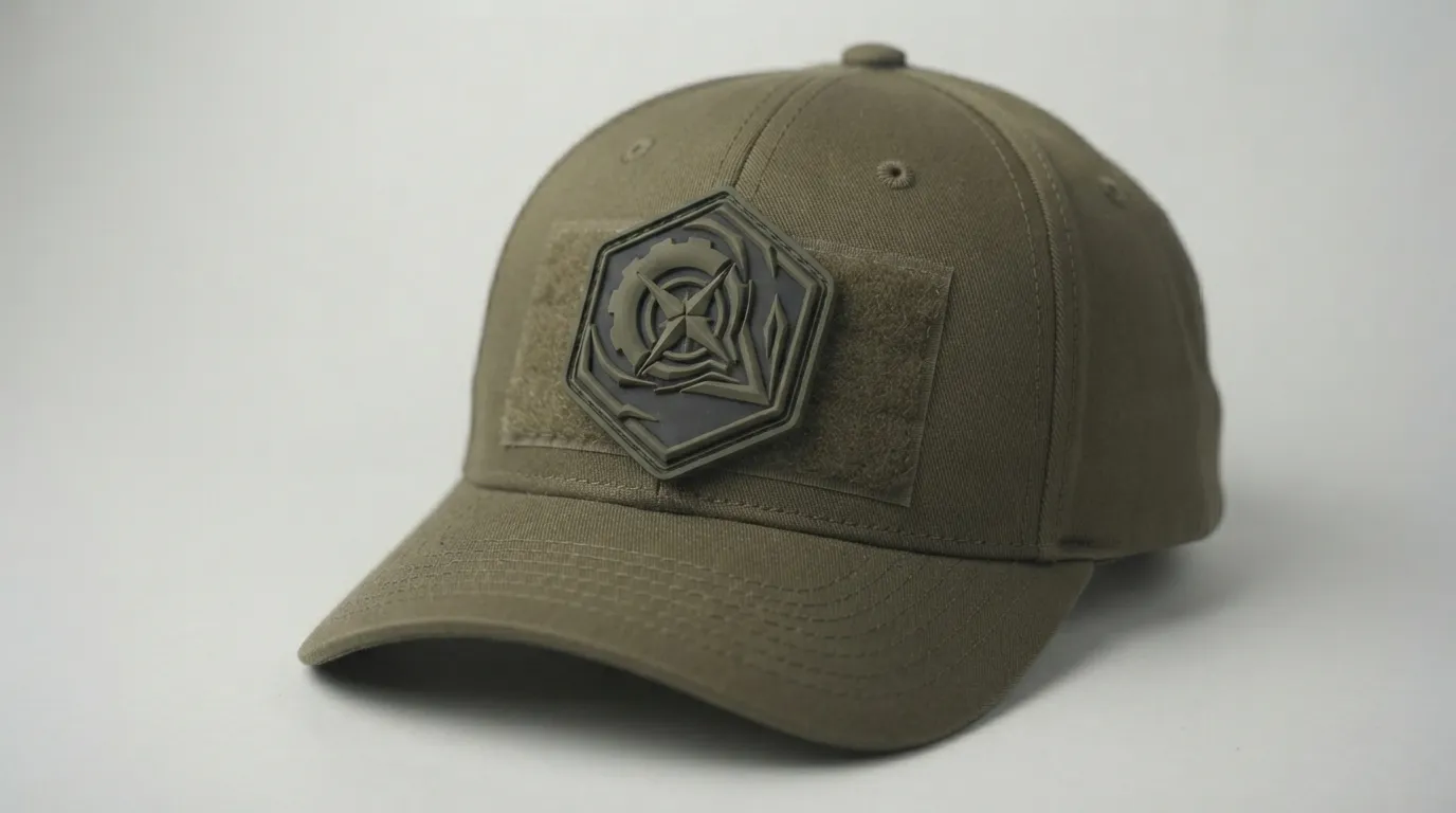Custom PVC Hat Patches — Molded PVC surface